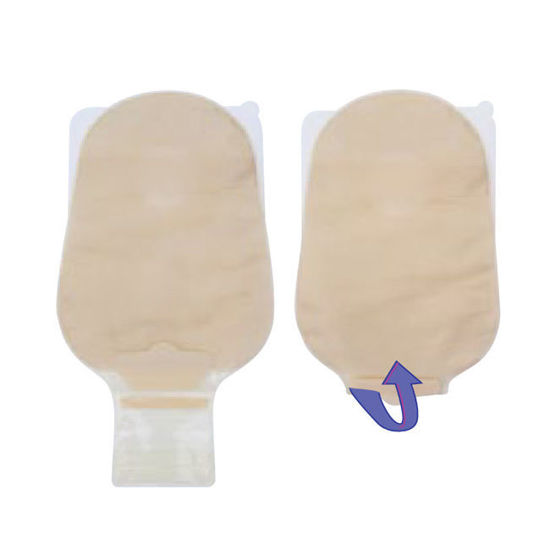 Picture of Cymed MicroSkin - 11" Drainable One-piece Ileostomy Bag (Cut to Fit) with Press 'n Seal Closure