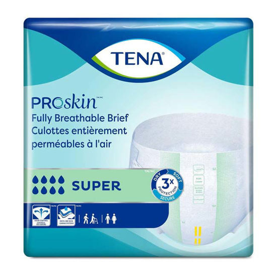 Picture of SCA TENA Super Brief - Adult Diapers with Tabs