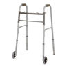 Picture of Medline Two-Button Folding Walkers with 5" Wheels