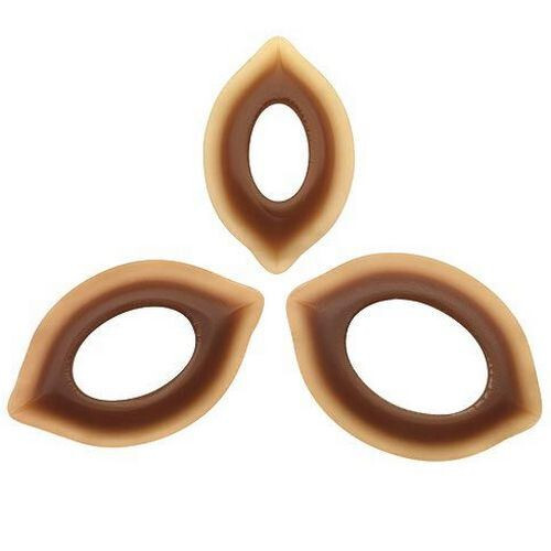 Convex oval ring seal support