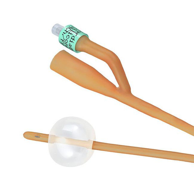 Bardia 10cc Silicone Elastomer Coated 2-Way Foley Catheter