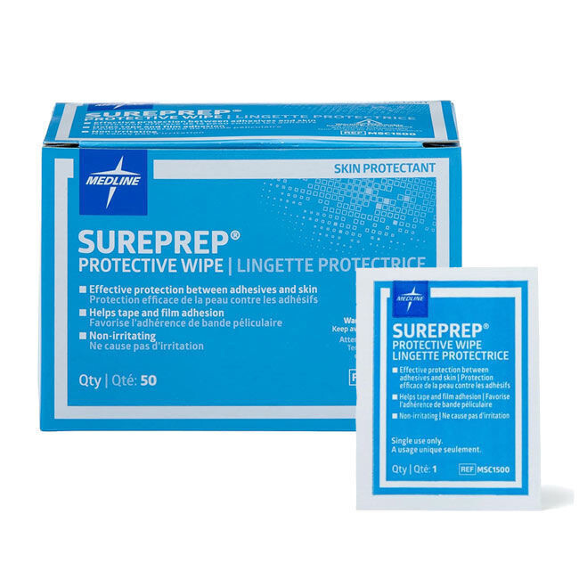 Medline Sureprep Protective Skin Prep Wipes
