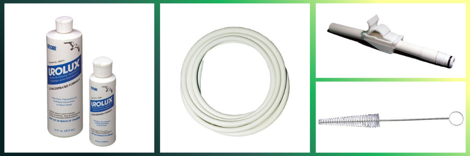 UroluxRubberTubingAdaptorCleaningBrush